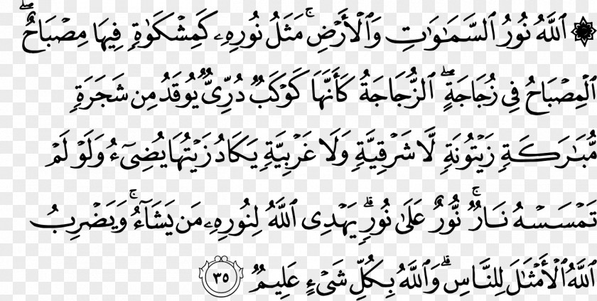 Quran Pak Fast Separa An-Nur Verse Of Light Ayah Surah PNG