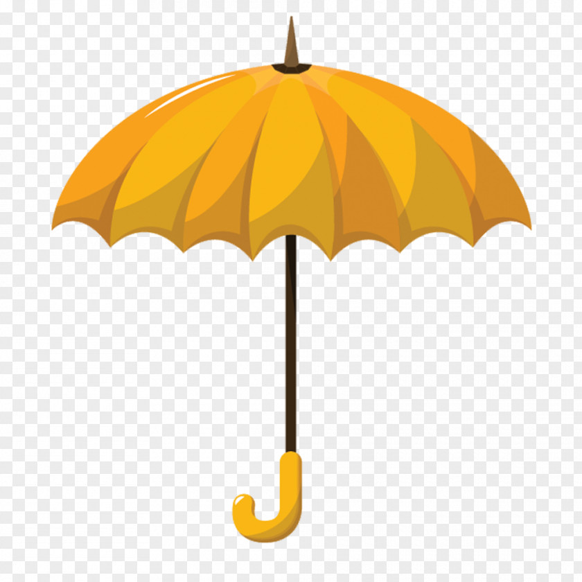 Vector Material Yellow Umbrella Euclidean PNG