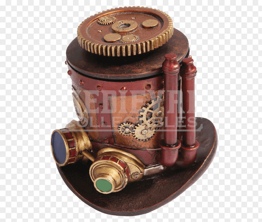 Hat Steampunk Top Goggles Box PNG