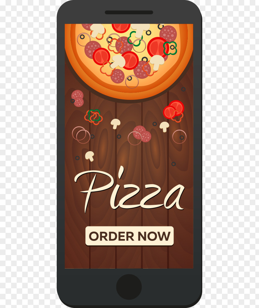Pizza Vector Phone Italian Cuisine Salami PNG