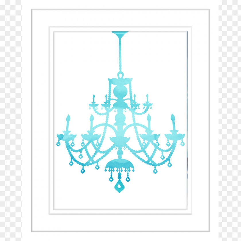 White Chandelier Wall Decal Sticker Paper PNG