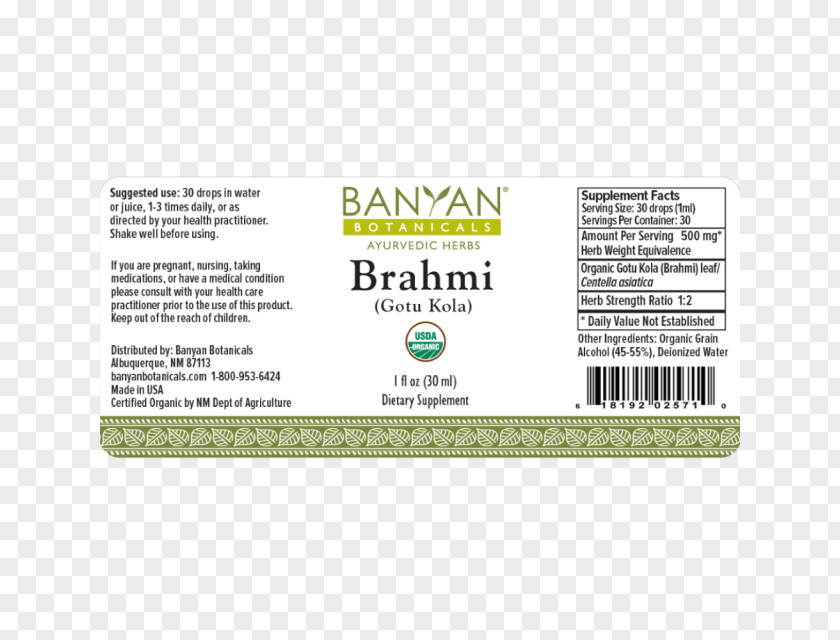 Banyan Leaf Centella Asiatica Waterhyssop Brand Font PNG