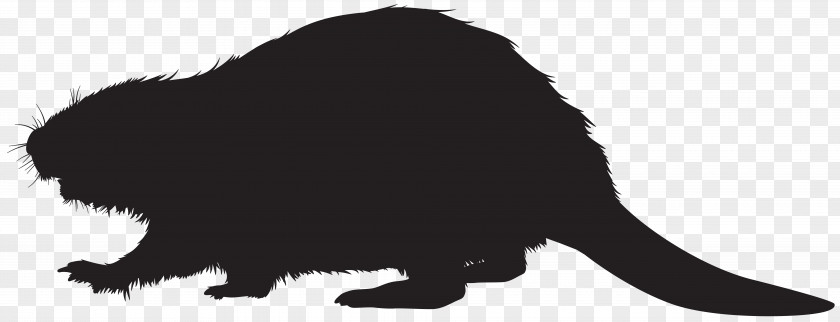 Beaver Silhouette Clip Art PNG