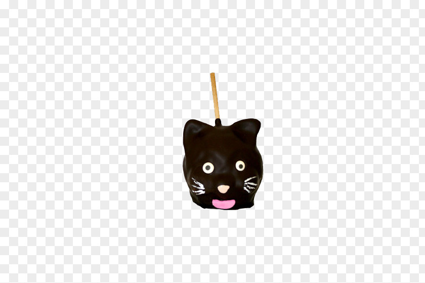 Candy Cat Face Black Caramel Apple Whiskers Snout PNG