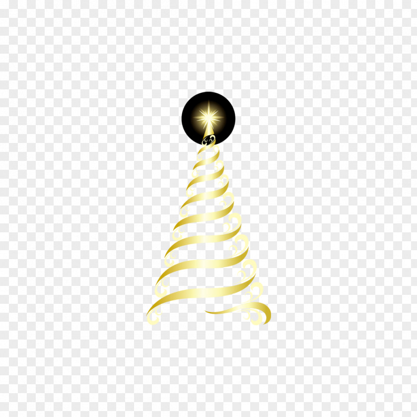 Christmas Tree Decoration Creativity Gold PNG