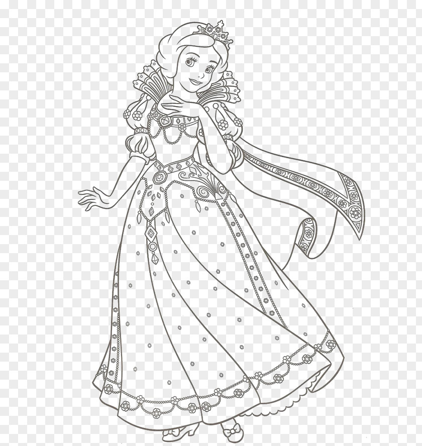 Disney Princess Coloring Book Ariel Snow White PNG