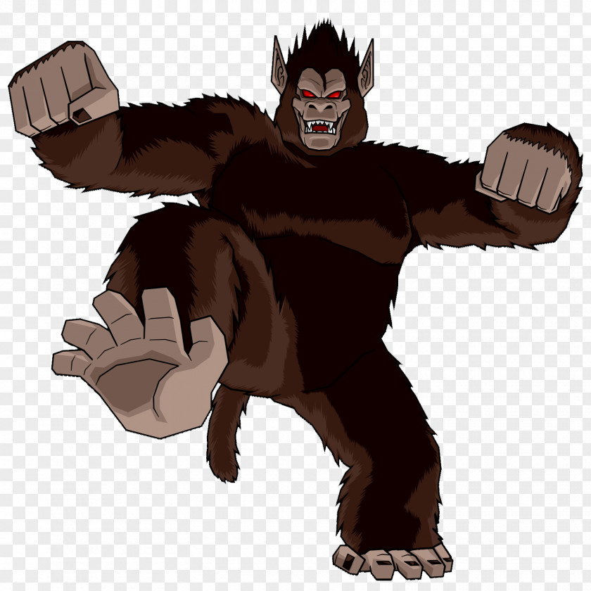 Gorilla Dragon Ball Z: Budokai 3 Goku Vegeta Great Apes PNG