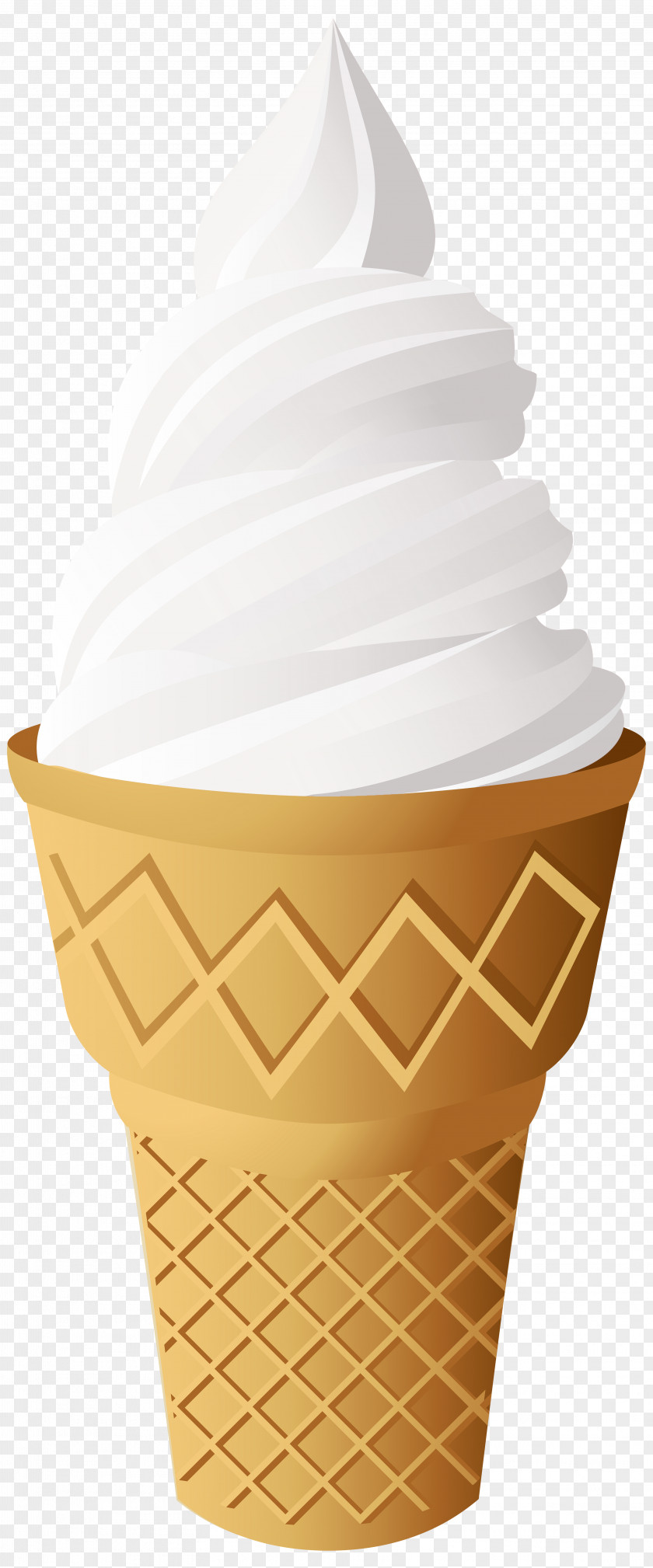 Ice Cream Cones Sundae Neapolitan PNG