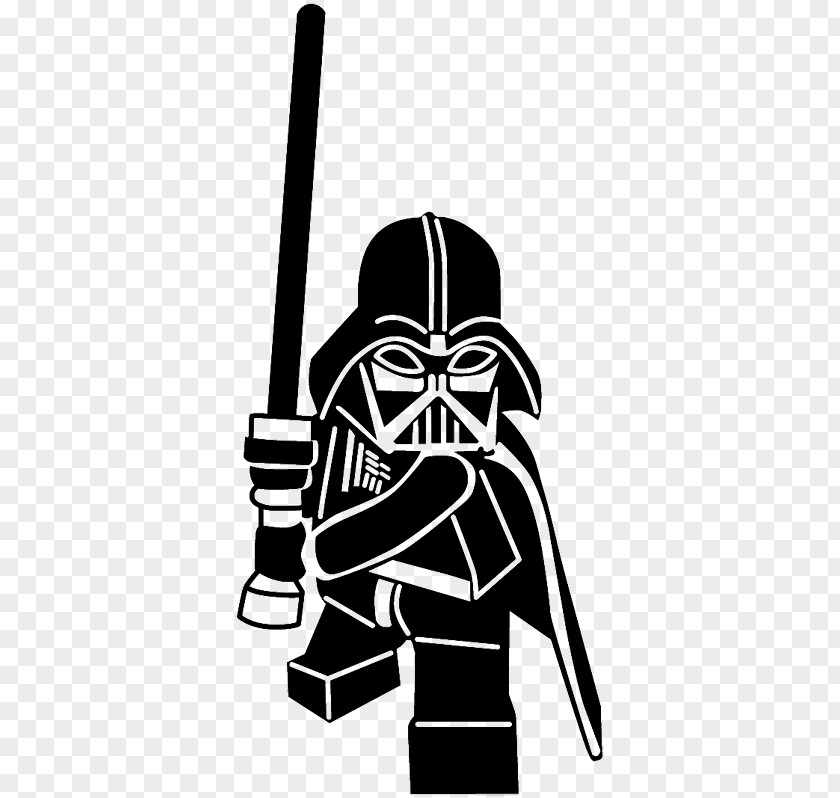 Silhouette Cameo Projects Anakin Skywalker Stormtrooper Lego Star Wars Wall Decal PNG