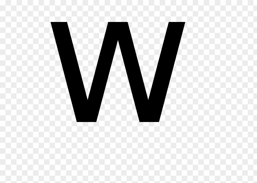 W Letter Case Alphabet Serif PNG