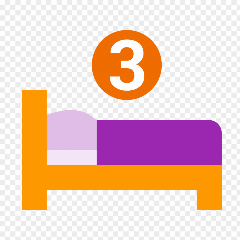 Bed Backpacker Hostel Download Font PNG