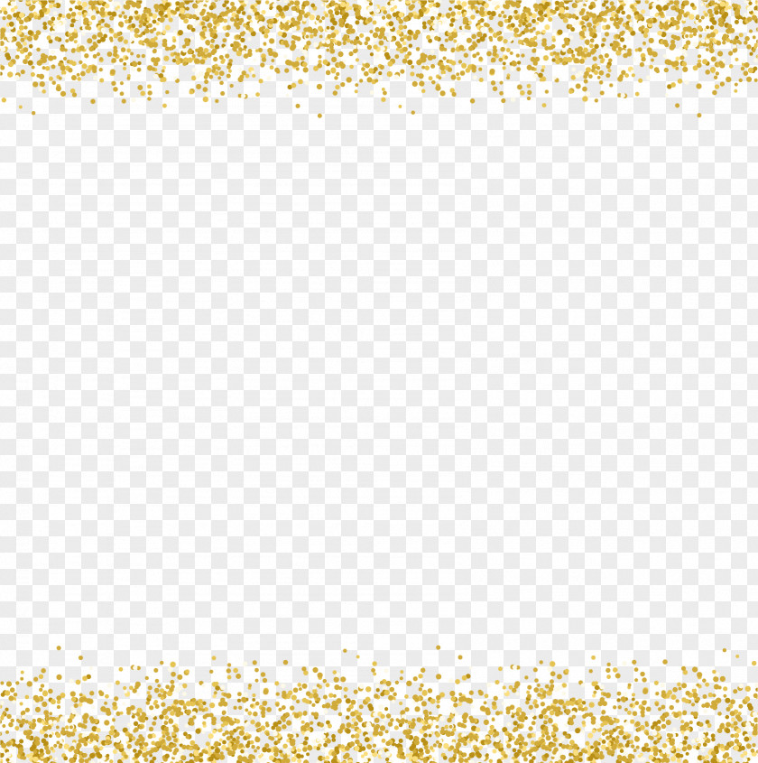 Gold Sequins Decorative Borders Download Clip Art PNG