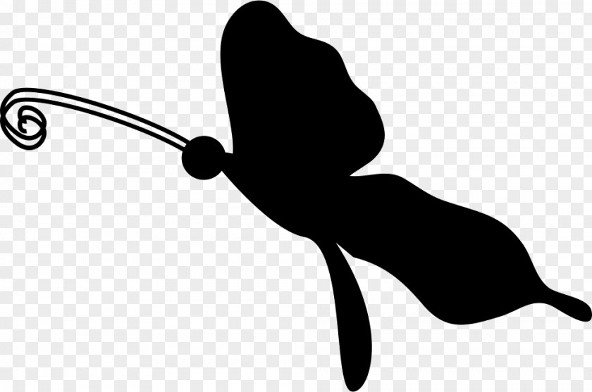 Insect Silhouette Pollinator White Clip Art PNG
