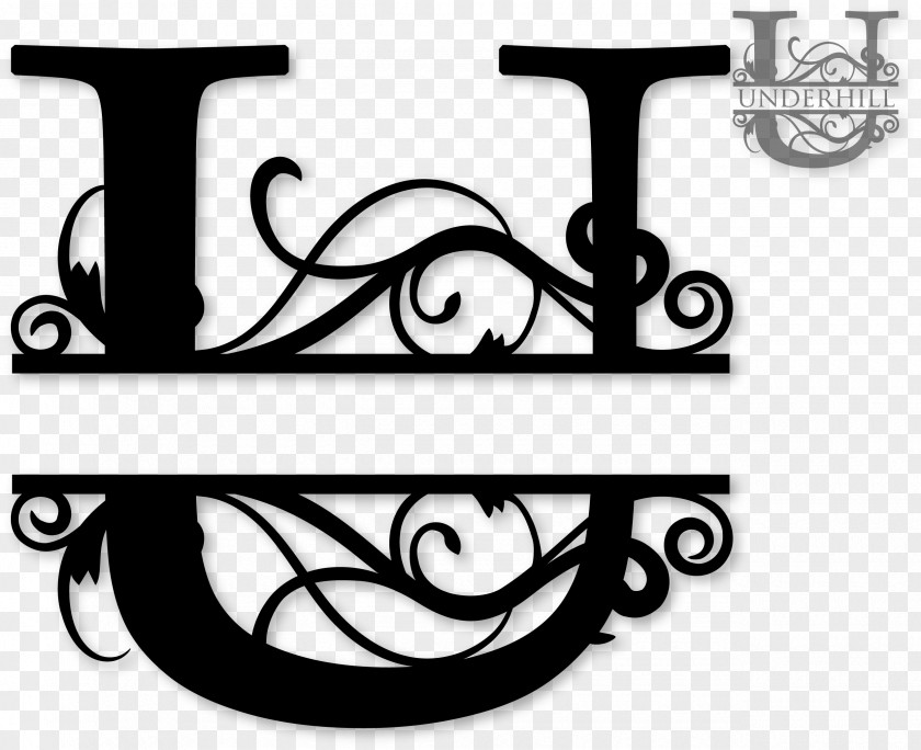 Monogram Letter Clip Art PNG