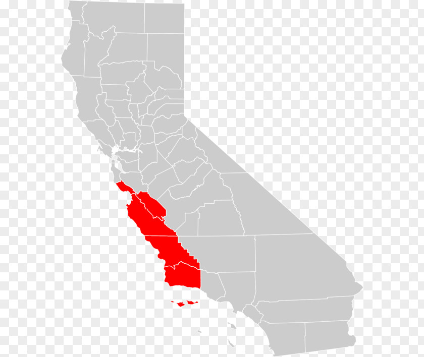 Southern Us Geography California Northern Cal 3 Initiative Six Californias PNG