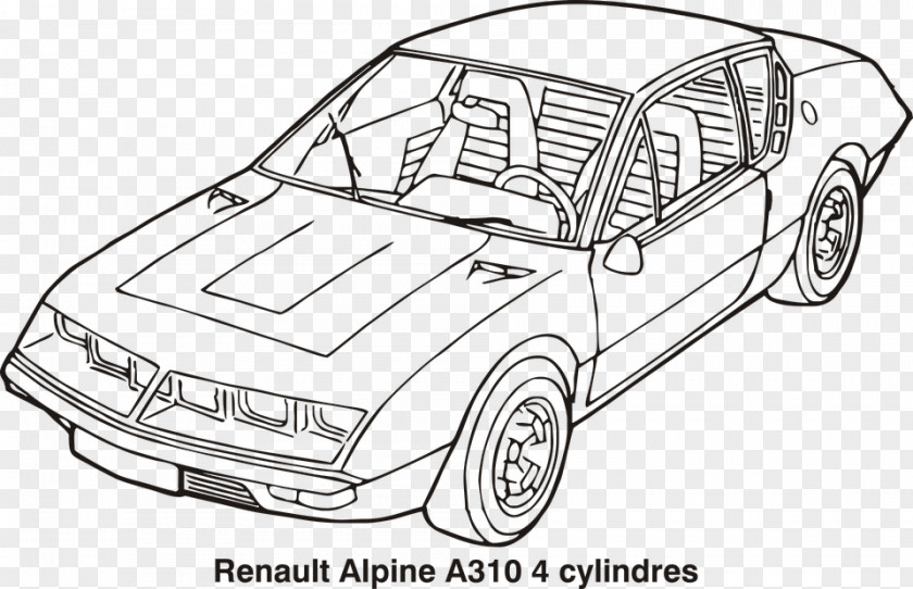 Renault Alpine A310 Clio Car PNG