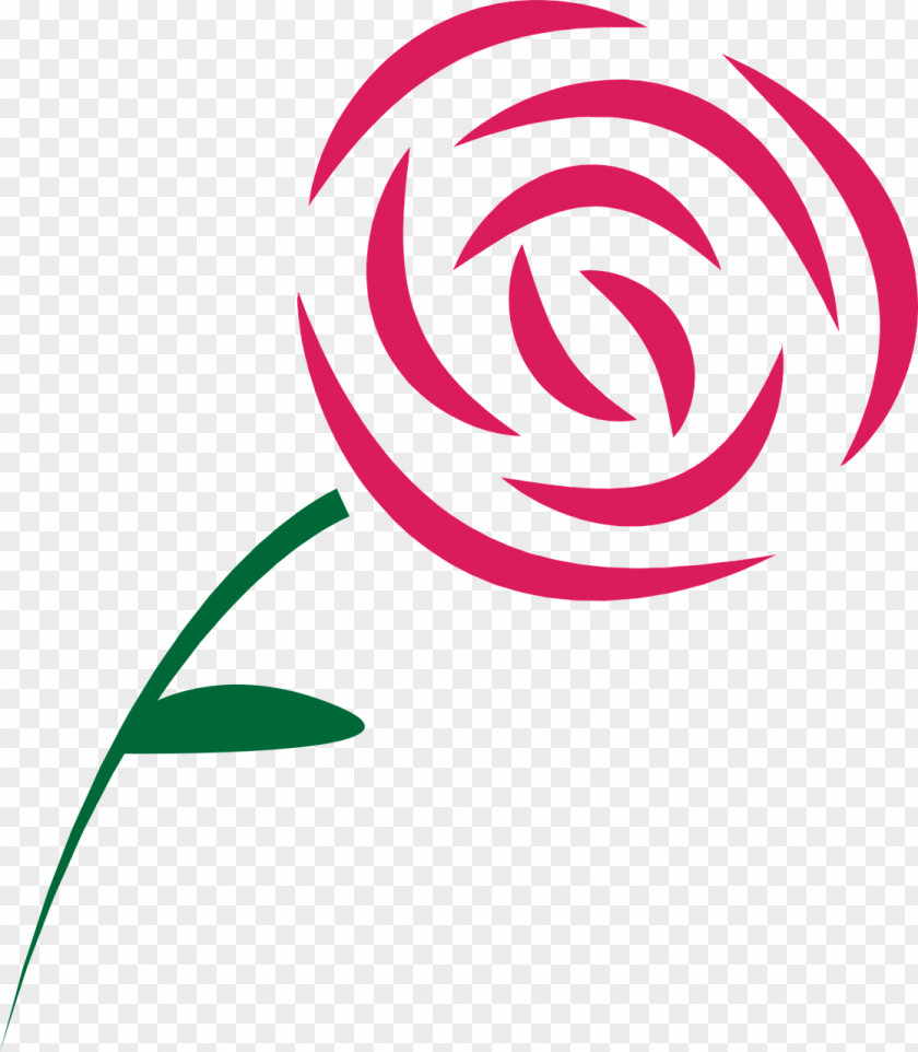 Rose Vector Drawing PNG