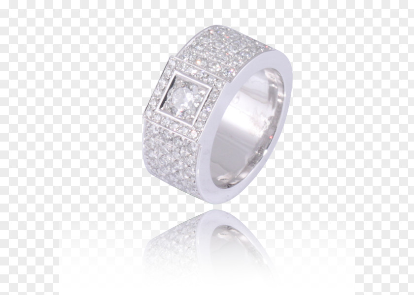 Silver Wedding Ring Crystal Jewellery PNG