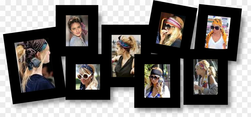 Collage Picture Frames Display Advertising PNG