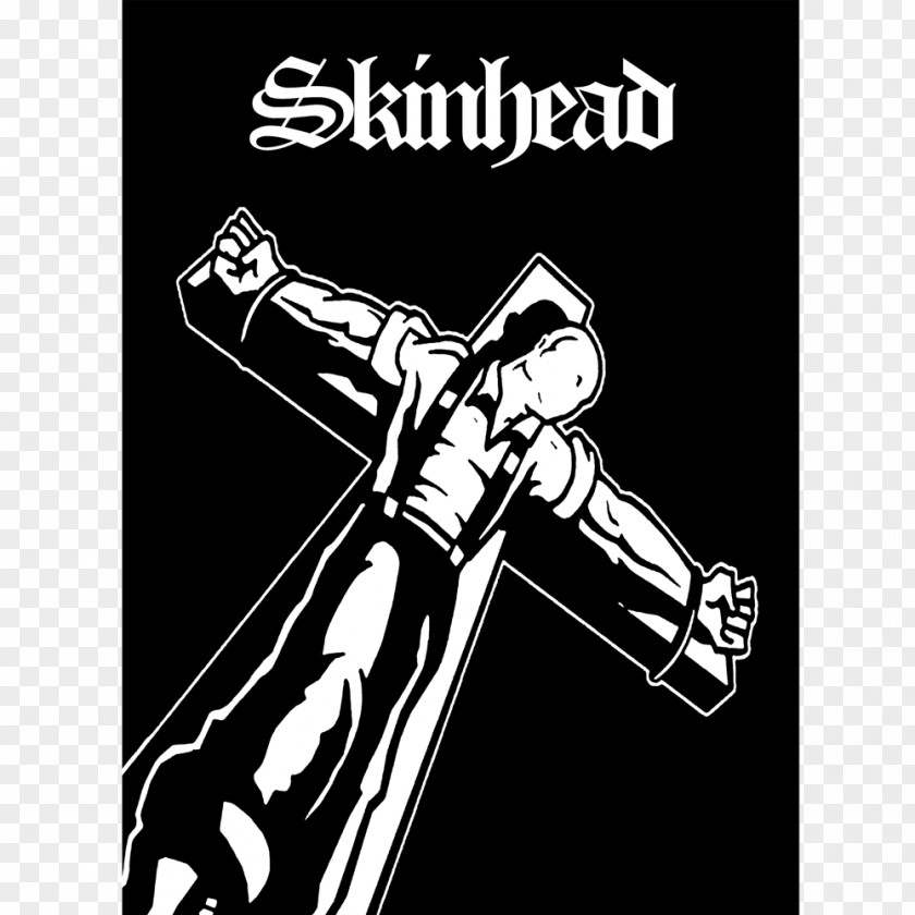Crucified Skinhead Trojan Oi! Rude Boy Symbol PNG