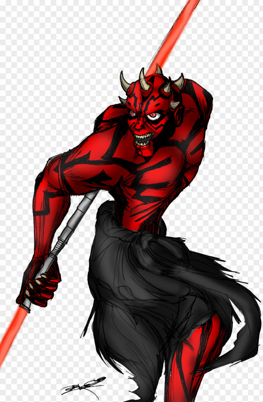 Cyborg Darth Maul Character Tinker Bell Supervillain PNG