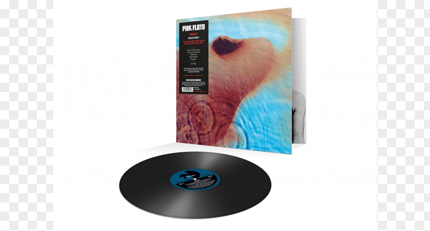Pink Floyd Meddle LP Record Phonograph Album PNG