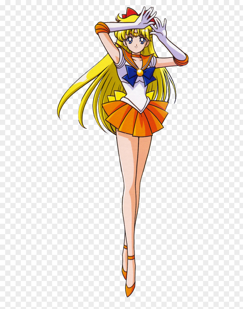 Sailor Venus Moon Mars Artemis Jupiter PNG