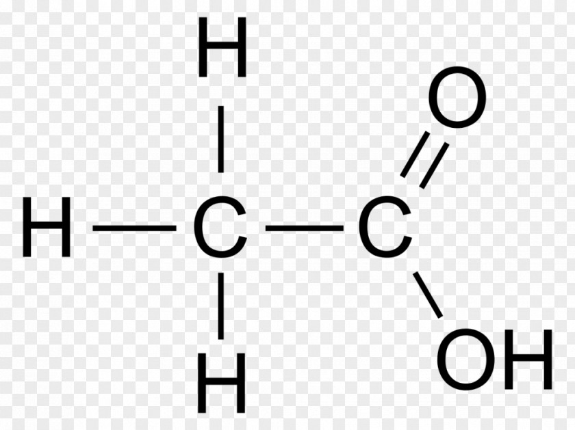Acetic Acid Structural Formula Chemistry Structure PNG