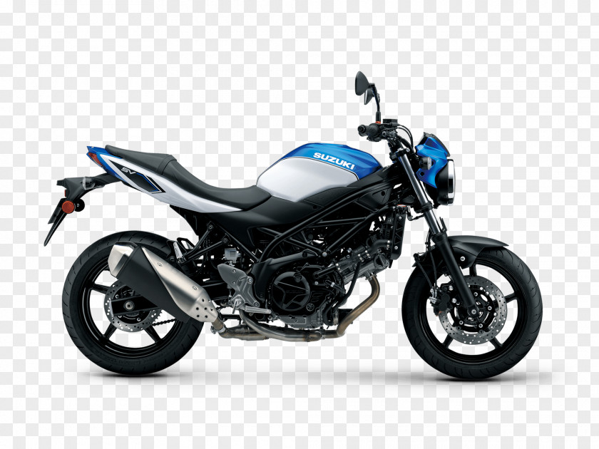 Blue Brochure Suzuki SV650 Motorcycle V-twin Engine Anti-lock Braking System PNG