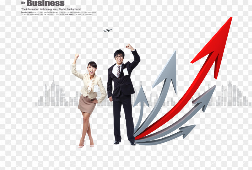 Business Men And Women With The Arrow Businessperson PNG