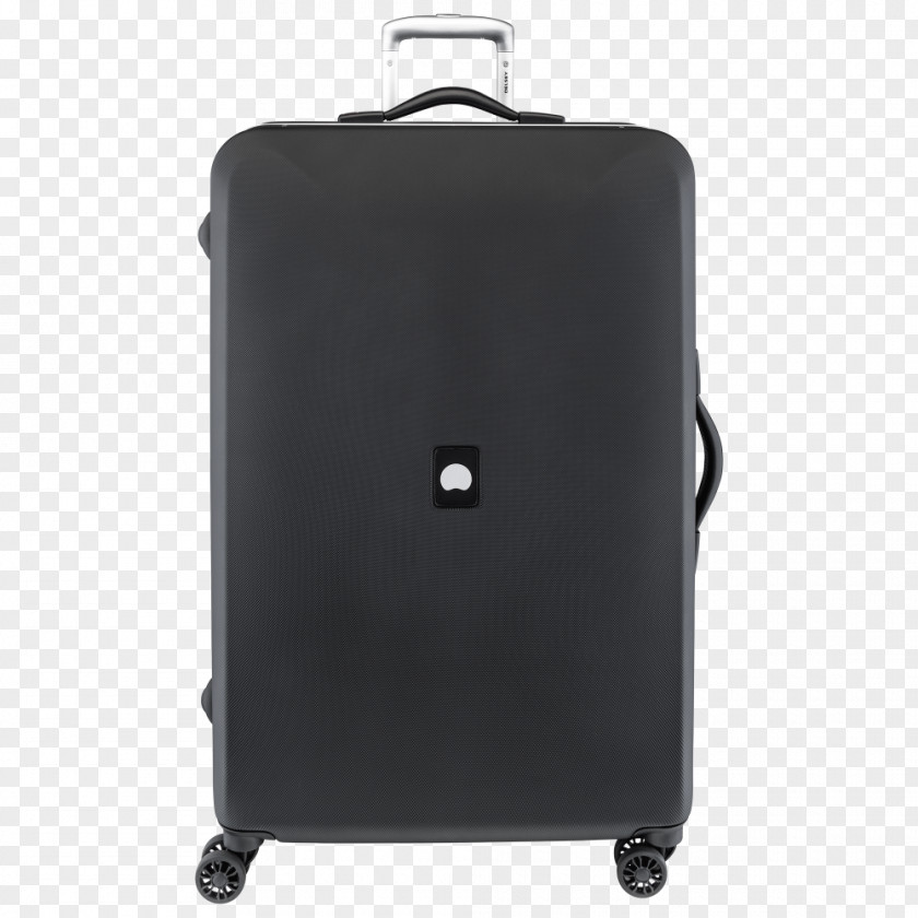 Suitcase Delsey Trolley Baggage Black PNG