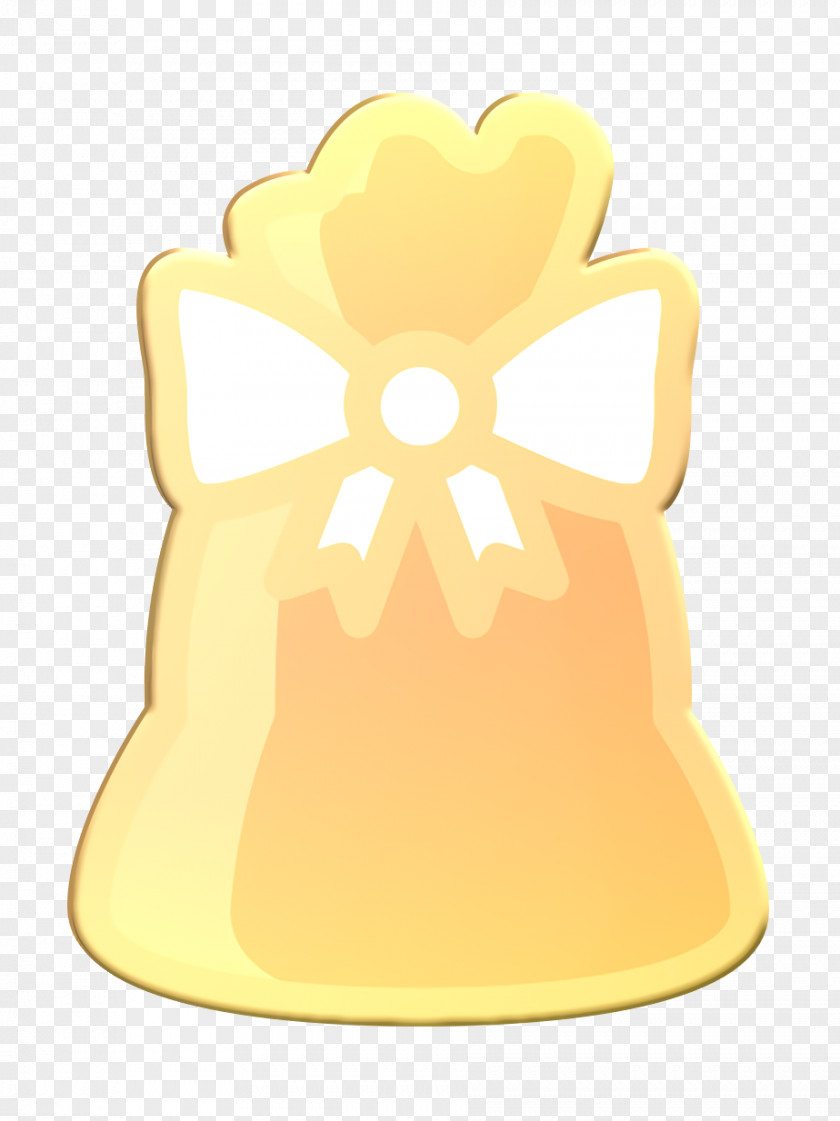 Bell Yellow Bag Icon Christmas Gift PNG