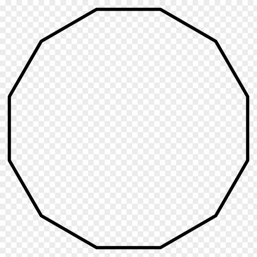 Dodecagon Prism Circle Drawing Clip Art PNG