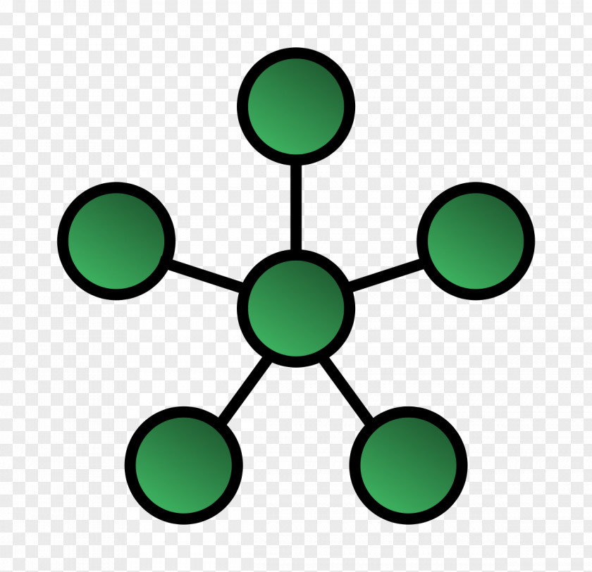 Olympic Rings Star Network Topology Computer Node PNG