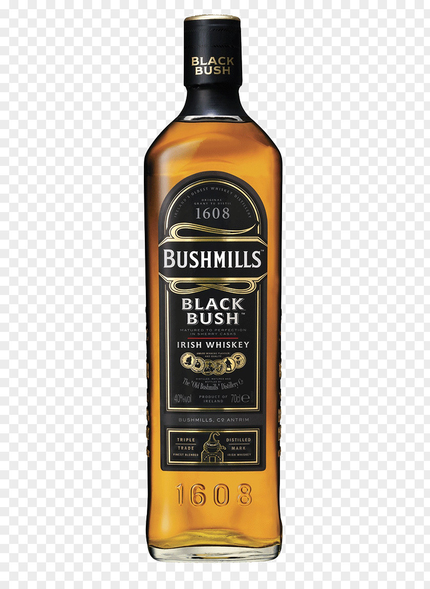 Bushmills Irish Whiskey Old Distillery Malt Whisky Liquor PNG