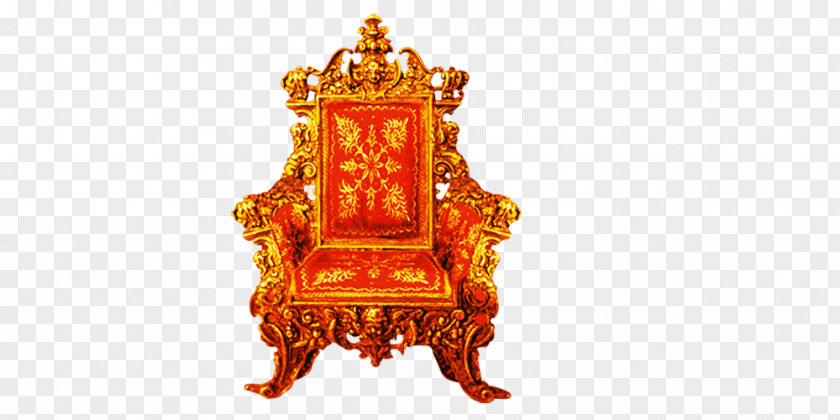Chair Golden Throne Clip Art PNG