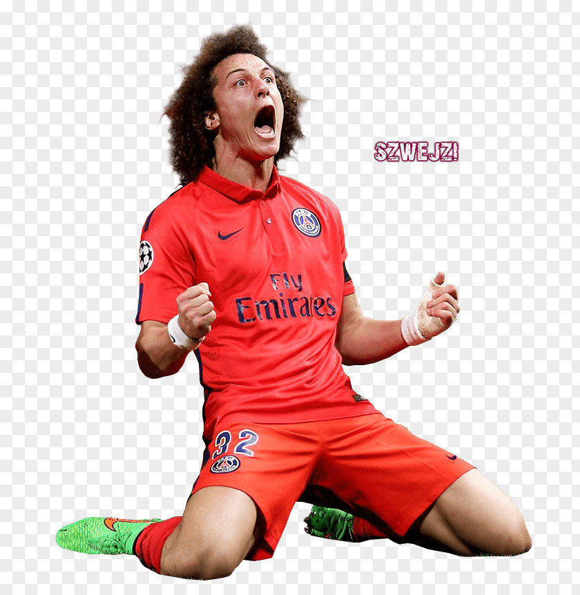 David Luiz Paris Saint-Germain F.C. Football Player Jersey Sport PNG