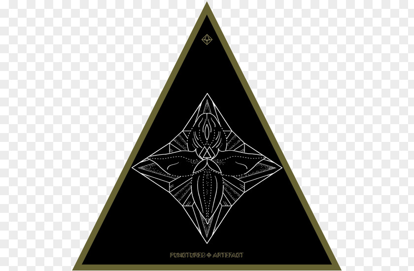 Ink Stone Triangle Symbol Pattern PNG