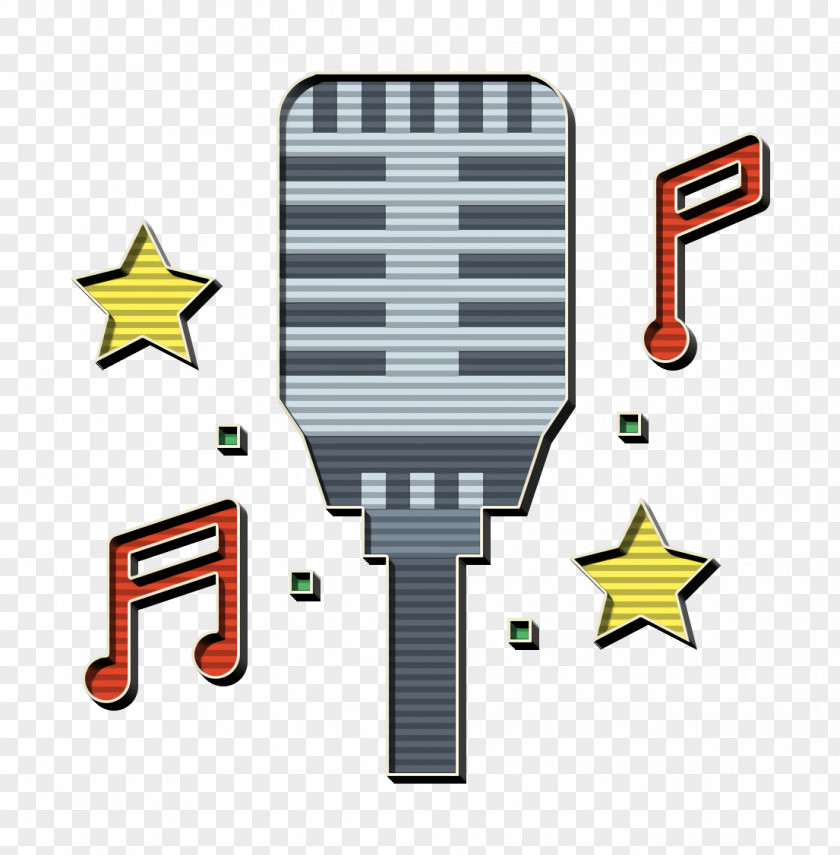 Punk Rock Icon Microphone Radio PNG