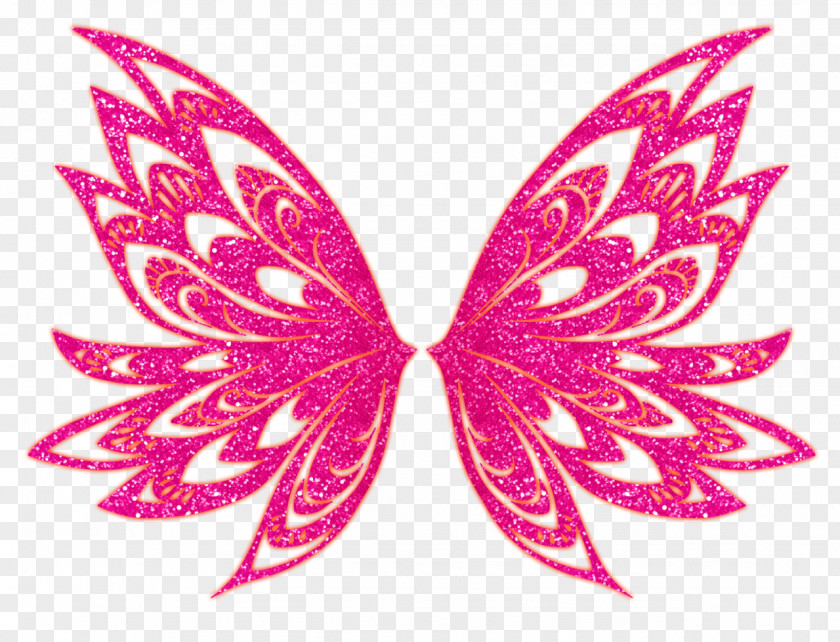 Purple Butterfly Fairy Stella Flora Aisha Musa Bloom PNG