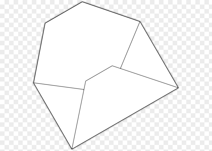 Triangle Point Paper Art PNG