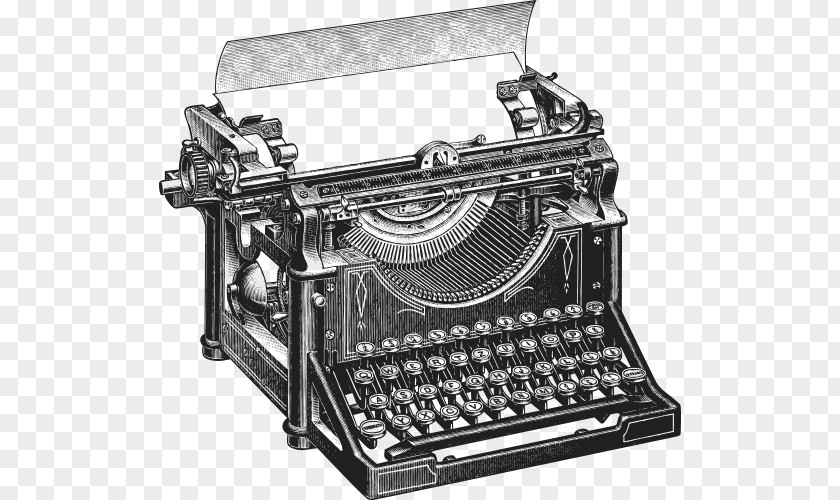 Typewriter Vintage Clothing Drawing PNG