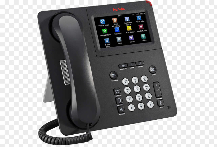 Web Design Interface Telephone VoIP Phone Avaya IP 1140E Handset PNG