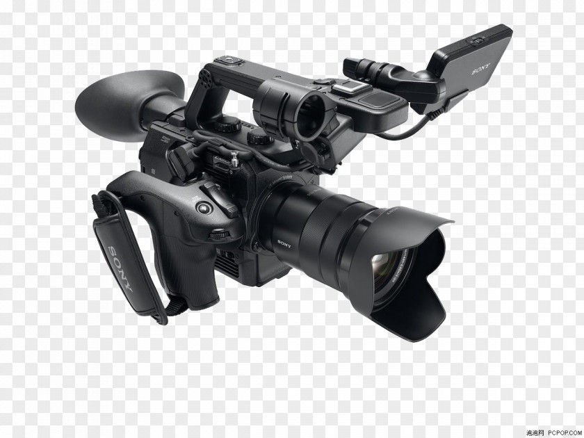 Camera,black Super 35 Sony E-mount Camera Camcorder PNG