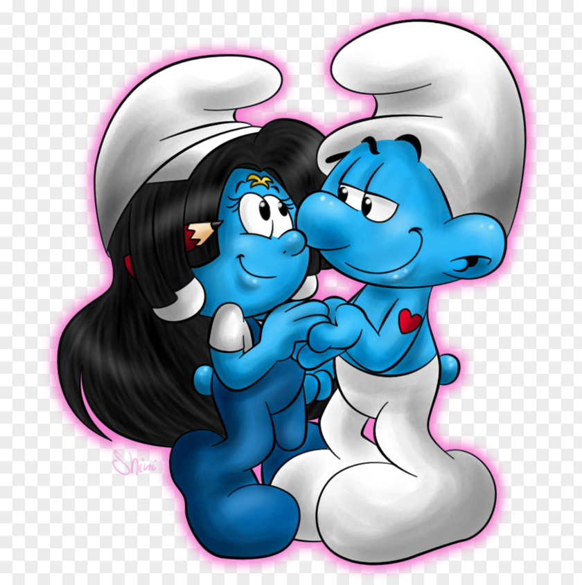 Emperors New Groove Smurfette Papa Smurf Hefty The Smurfs Hug PNG