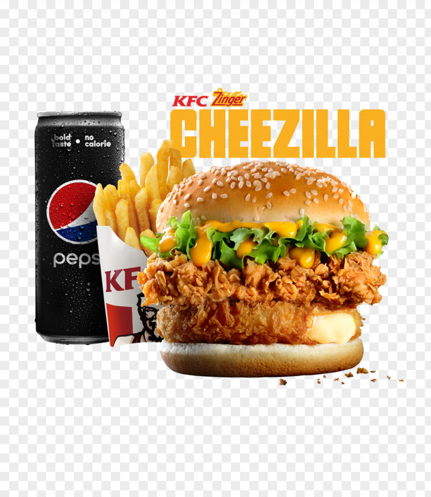 Ayam Goreng Cheeseburger KFC Buffalo Burger Hamburger Slider PNG