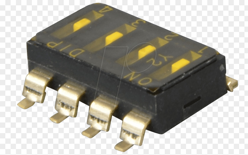 DIP Switch Electrical Switches Dual In-line Package Surface-mount Technology Electronics PNG