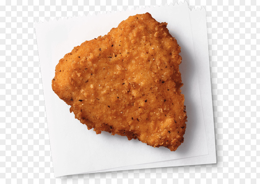 Fried Chicken Nugget Sandwich Breaded Cutlet Patty PNG