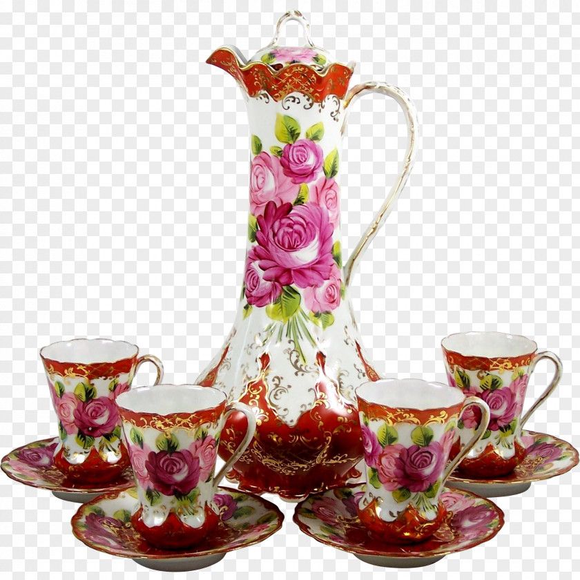 Tea Coffee Cup Saucer Hot Chocolate Porcelain PNG