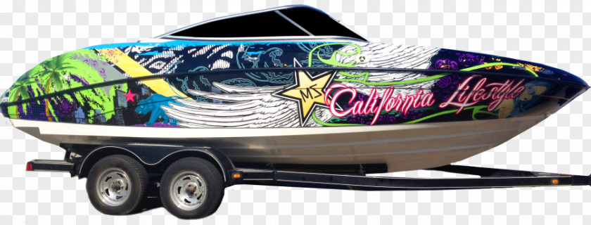 Boat Bass Car Wrap Advertising Pontoon PNG